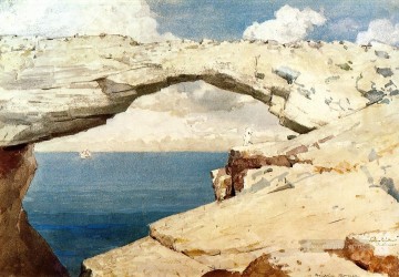  Marine Painting.html - Glass Windows Bahamas Realism marine painter Winslow Homer